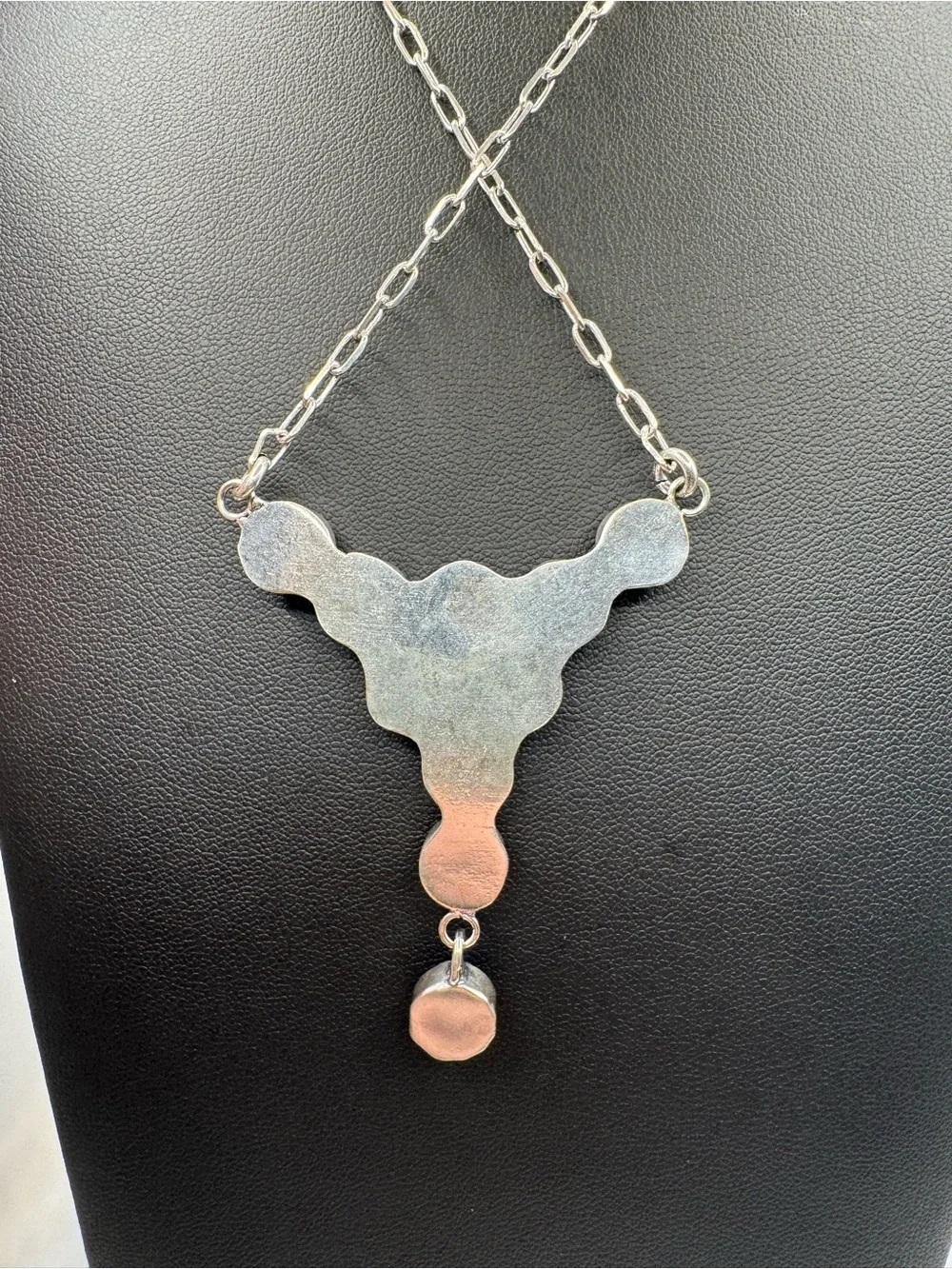 Purple Charorite Multi-Cabochon Bib Necklace